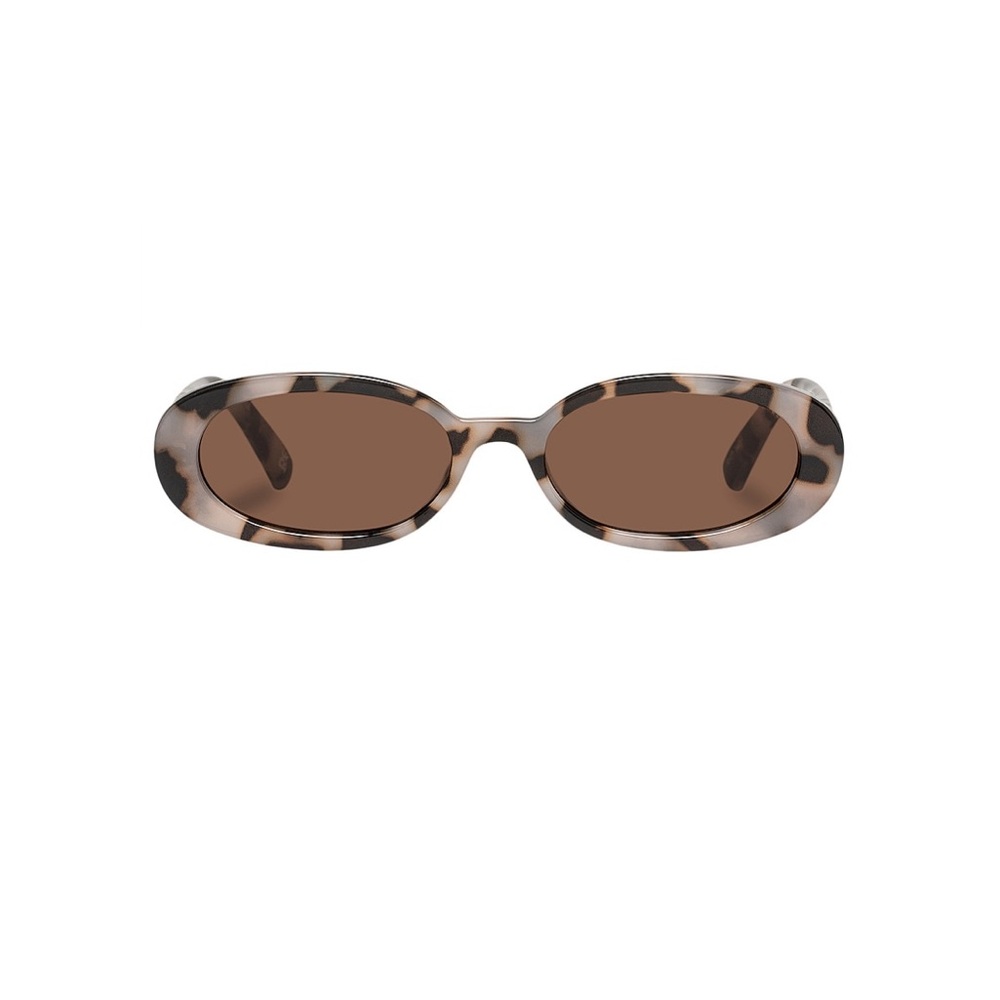 BRAND NEW Le specs outta love sunglasses in cookie tort & Smokey brown mono